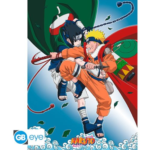 Naruto-Naruto-vs-Sasuke-52x38cm-Chibi-Poster-1