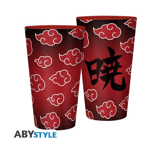 Naruto-Shippuden-Akatuski-400ml-Glas-1