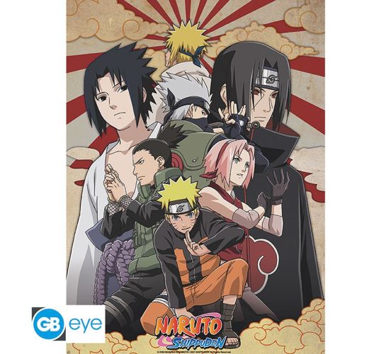 Naruto-Shippuden-Shippuden-Gruppe-2-52x38cm-Chibi-Poster-1