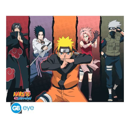 Naruto-Shippuden-Shippuden-Gruppe-52x38cm-Chibi-Poster-1