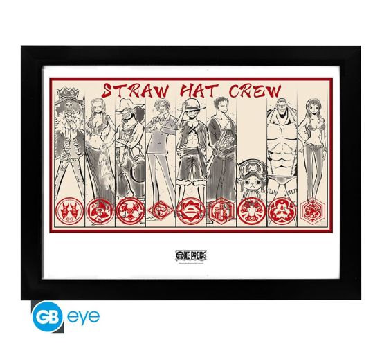 ONE-PIECE-Framed-print-Straw-Hat-Crew-30x40-1 ONE-PIECE-Framed-print-Straw-Hat-Crew-30x40-1