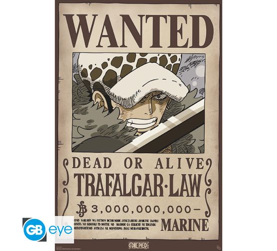 ONE-PIECE-Poster-Maxi-915x61-Wanted-Law-Wano-1 ONE-PIECE-Poster-Maxi-915x61-Wanted-Law-Wano-1