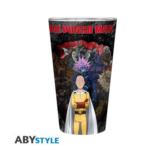 ONE-PUNCH-MAN-One-against-all-400ml-Glas-1