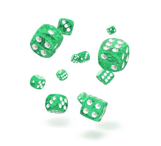 Oakie-Doakie-Dice-W6-Wuerfel-12-mm-Speckled-Gruen-36-1