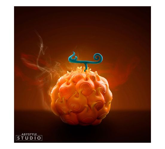 One-Piece-Feuer-Frucht-Replika-13cm-Resin-Statue-1