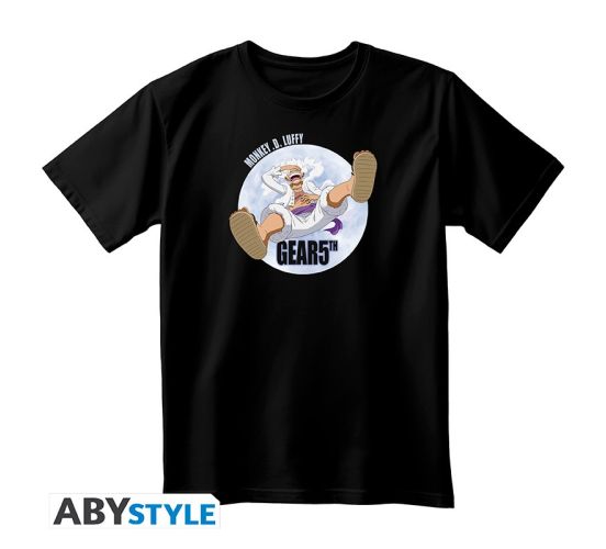 One-Piece-Luffy-Gear-5-schwarz-T-Shirt-1 One-Piece-Luffy-Gear-5-schwarz-T-Shirt-1