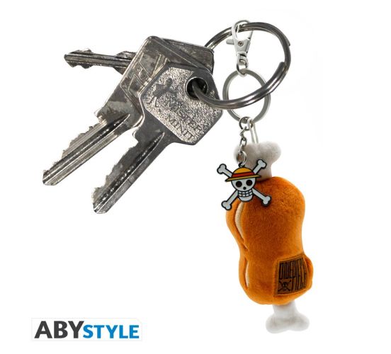 One-Piece-Meat-on-a-bone-Pluesch-Schluesselanhaenger-1