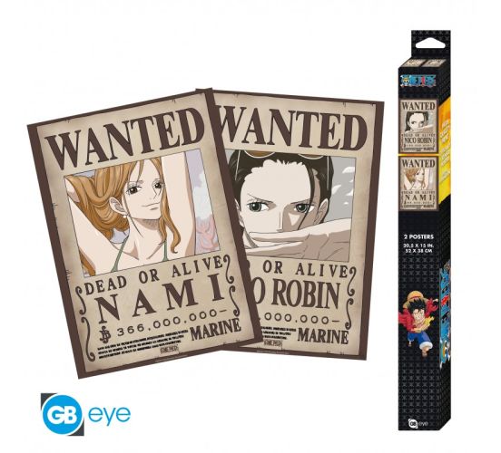 One-Piece-Nami-Robin-52x38cm-Chibi-Poster-1