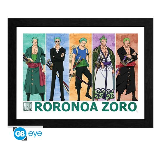 One-Piece-Piratenjaeger-Zoro-30x40cm-Rahmenbild-1 One-Piece-Piratenjaeger-Zoro-30x40cm-Rahmenbild-1