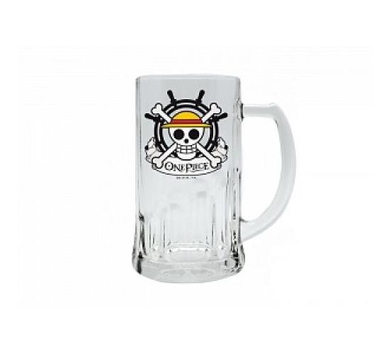 One-Piece-Ruffy-Skull-Bierglas-1