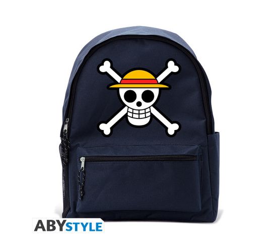 One-Piece-Skull-Blau-Rucksack-1