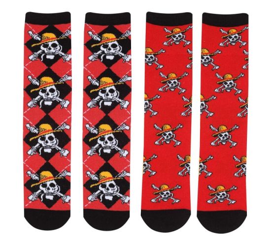 One-Piece-Stohhut-Logo-Unisex-Groesse-LXL-2er-Pack-Socken-1