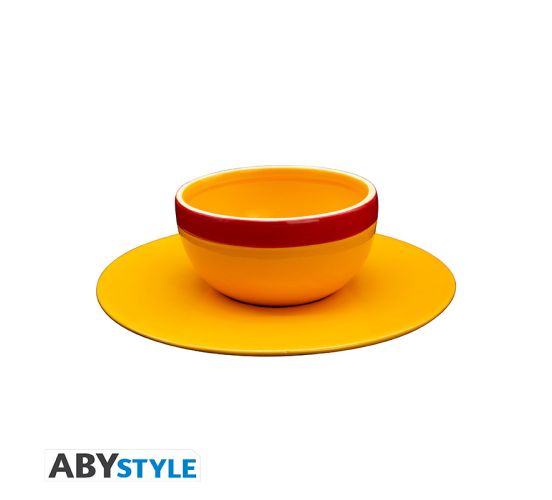One-Piece-Strohhut-Schuessel-mit-Untertasse-250ml-Schuessel-