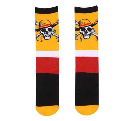 One-Piece-Totenkopf-Unisex-Groesse-SM-Socken-1 One-Piece-Totenkopf-Unisex-Groesse-SM-Socken-1