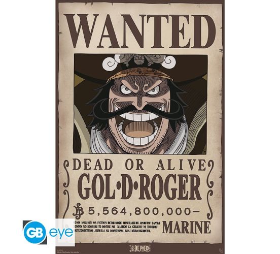 One-Piece-Wanted-Gol-D-Roger-915x61cm-Poster-1