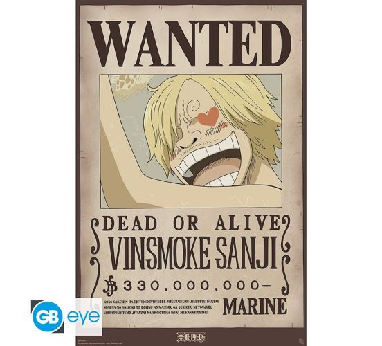 One-Piece-Wanted-Sanji-Maxi-9150x61cm-Poster-1