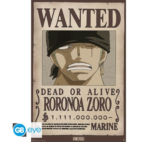 One-Piece-Wanted-Zoro-Wano-9150x61cm-Maxi-Poster-1