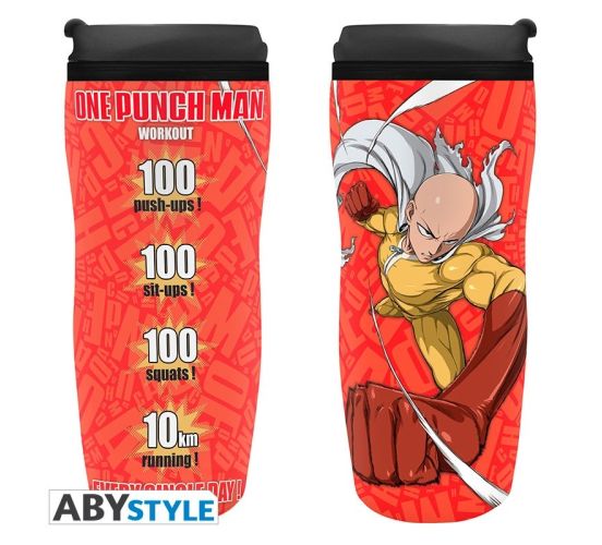 One-Punch-Man-Saitama-Reisebecher-1