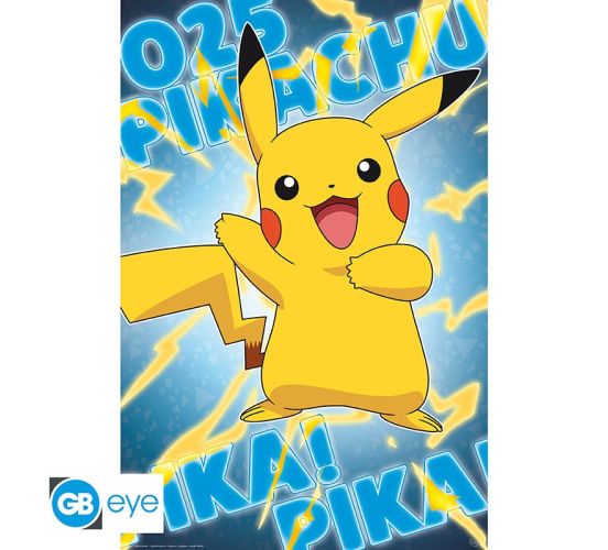 POKEMON-Poster-Maxi-915x61-Foil-Pikachu-1