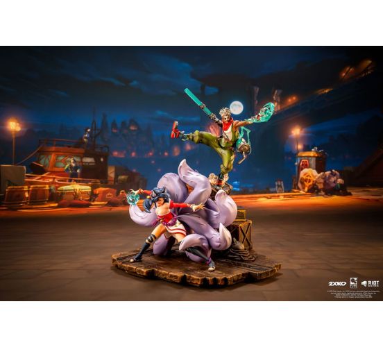 PREORDER-League-of-Legends-Statue-110-2XKO-Ekko-Ahri-Diorama