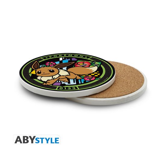 Pokemon-Evoli-Keramik-Untersetzer-1
