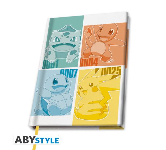 Pokemon-Kanto-Starter-A5-Notizbuch-1