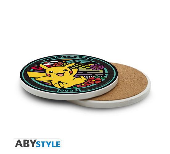 Pokemon-Pikachu-Keramik-Untersetzer-1