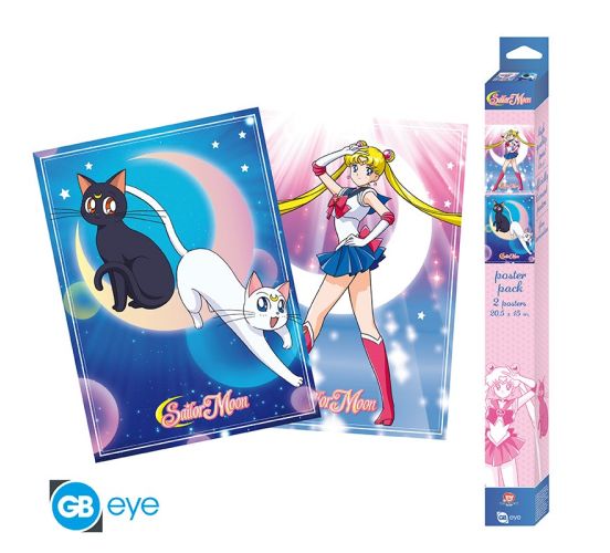 Sailor-Moon-Sailor-Moon-Cats-2-Set-52x38cm-Chibi-Poster-1 Sailor-Moon-Sailor-Moon-Cats-2-Set-52x38cm-Chibi-Poster-1