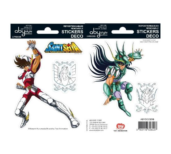 Saint-Seiya-Pegasus-Shiryu-Sticker-Set-1