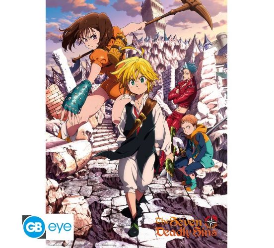 The-Seven-Deadly-Sins-Sins-52x38cm-Chibi-Poster-1
