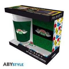 Friends - Central Perk - XXL Glas und Notizbuch - Geschenkbox