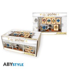 Harry Potter - Hogwarts - 320ml Tasse + Acryl + Postkarte - Geschenkbox