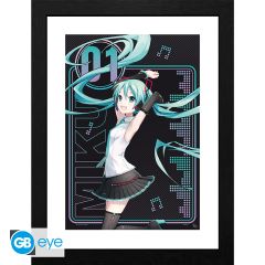 Hatsune Miku - Miku 01 - 30x40cm Rahmenbild