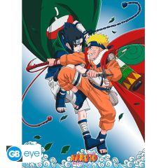 Naruto - Naruto vs Sasuke - 52x38cm Chibi Poster