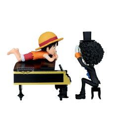PREORDER - Wave 131 - One Piece - Luffy & Brook WCF Log Stories - 8cm PVC Statue