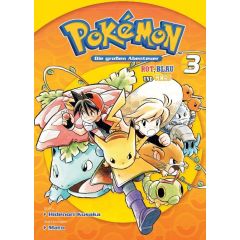 Pokémon - Die großen Abenteuer: Rot, Blau und Gelb 03 Manga (Neu)
