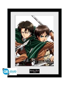 Attack-on-Titan-Levi-Eren-30x40-Rahmenbild-1