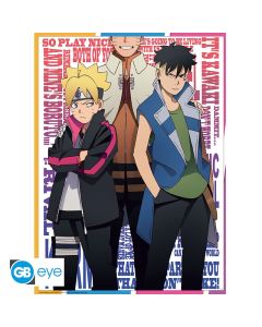 Boruto - Boruto & Kawaki - 52x38cm Chibi Poster