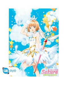 Cardcaptor Sakura - Sakura & Wand - 52x38cm Chibi Poster