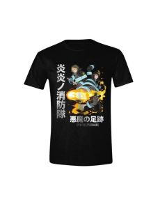 Fire-Force-Devils-Footprints-schwarz-T-Shirt-1