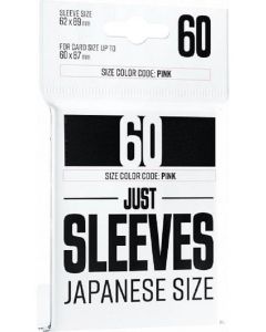 Gamegenic-Just-Sleeves-Schwarz-Japanese-Size-60-Sleeves-TCG-