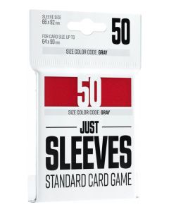 Gamegenic-Just-Sleeves-Standard-Card-Game-Rot-50-Sleeves-TCG