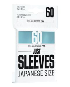 Gamegenic-Just-Sleeves-Transparent-Japanese-Size-60-Sleeves-