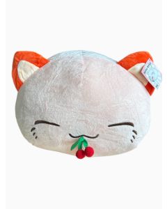 Nemu-Neko-Kirsche-im-Mund-rosaorange-gross-30cm-Pluesch-1