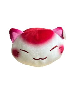 Nemu-Neko-rote-Backen-weissrot-klein-20cm-Pluesch-1