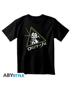 One-Piece-Roronoa-Zorro-schwarz-Unisex-T-shirt-1