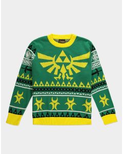 The-Legend-of-Zelda-Hyrule-Glossy-Gestrickter-Weihnachts-Pul