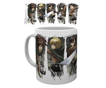 Attack-on-Titan-Charakter-Collage-300ml-Tasse-1