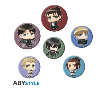 Attack-on-Titan-Chibi-Characters-Badge-Pack-Buttons-1