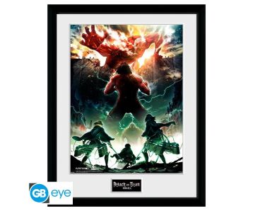 Attack-on-Titan-Key-Art-30x40-Rahmenbild-1
